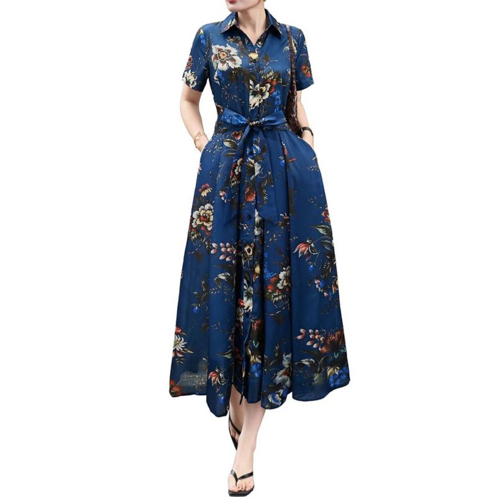 Brc By Burryco Womens  Shirtdress, Blue